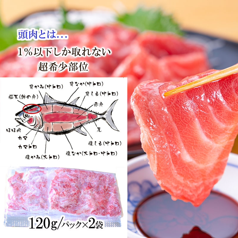 本マグロ頭肉とは